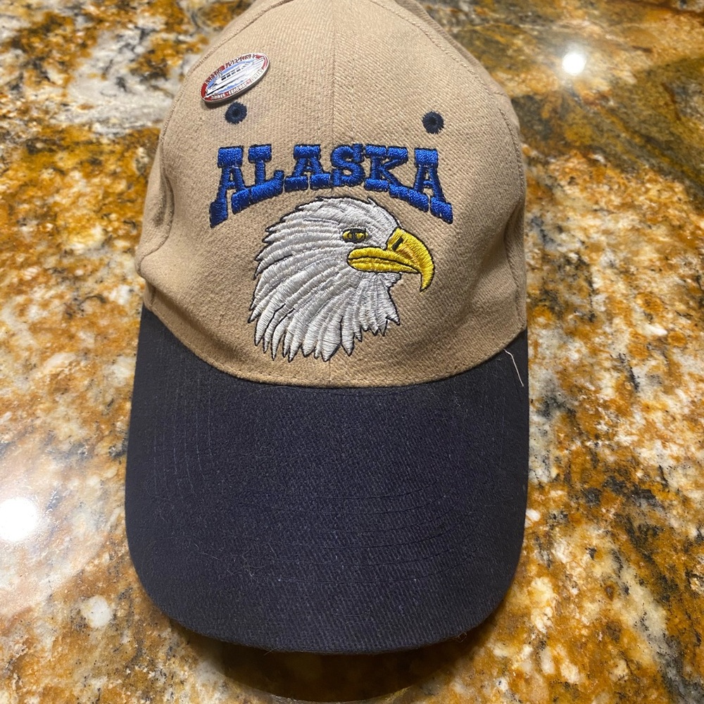 Alaska Embroidered Cap with Eagle Design